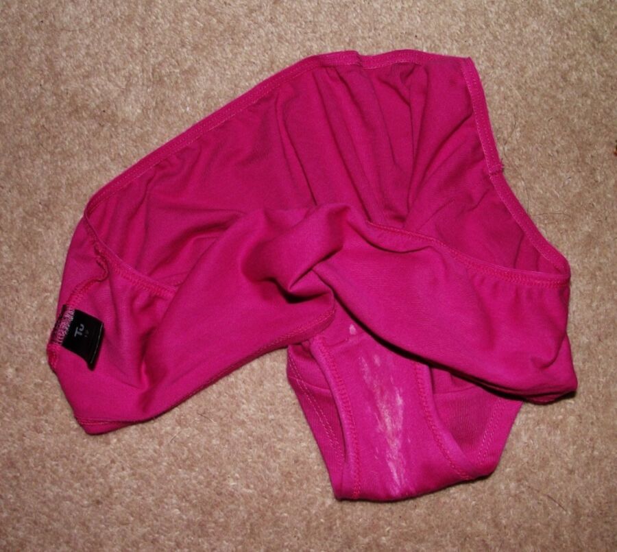 Free porn pics of Worn pink panties 19 of 19 pics