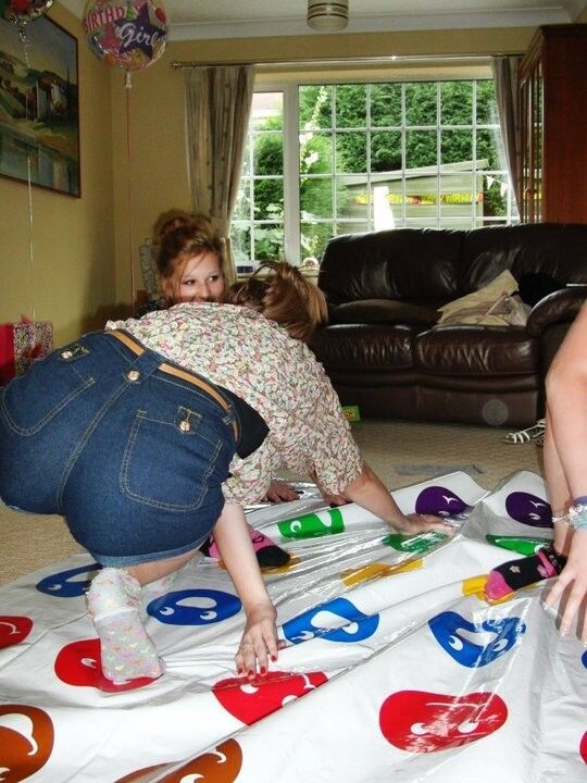 Free porn pics of UK Teens Playing Twister - Ass In The Air 21 of 41 pics