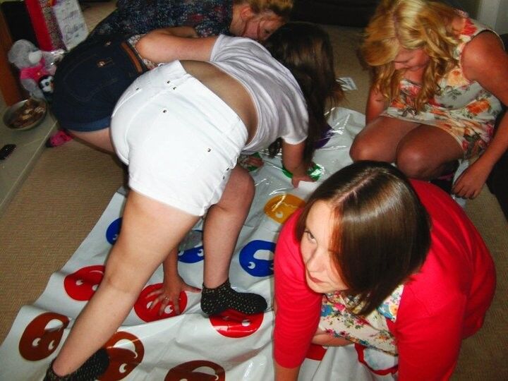 Free porn pics of UK Teens Playing Twister - Ass In The Air 14 of 41 pics