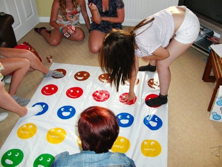 Free porn pics of UK Teens Playing Twister - Ass In The Air 6 of 41 pics