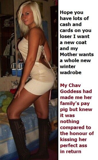 Free porn pics of Chav Goddess Captions B 5 of 12 pics