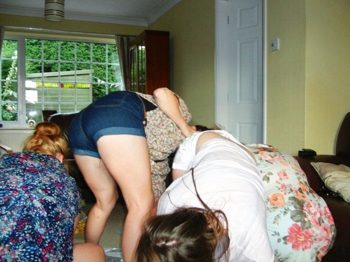 Free porn pics of UK Teens Playing Twister - Ass In The Air 4 of 41 pics