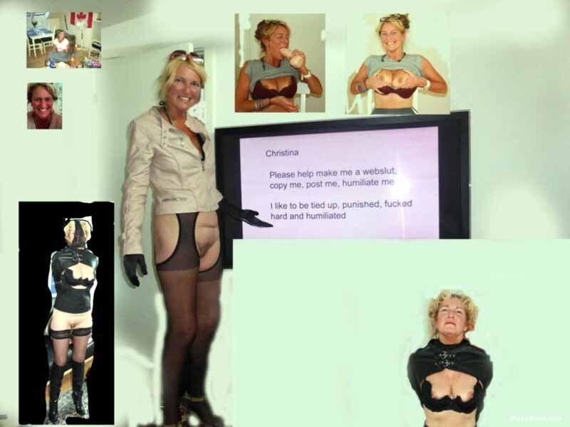 Free porn pics of Christina,an old hot sub slut wants to be a web whore 1 of 7 pics
