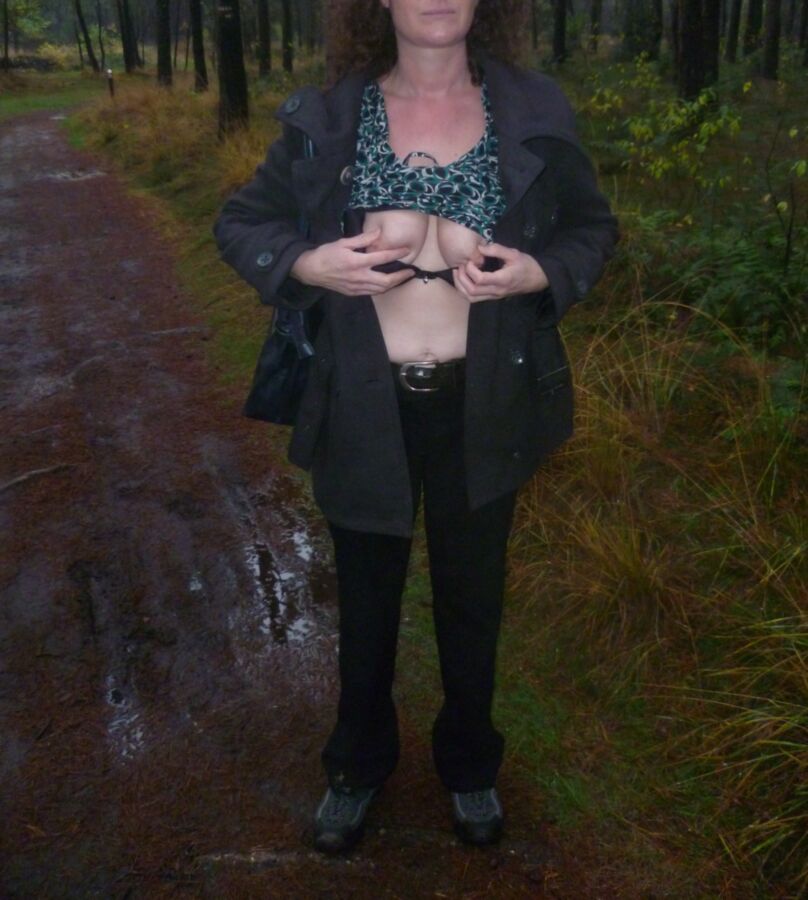Free porn pics of Lovely me,today in the woods. 8 of 12 pics