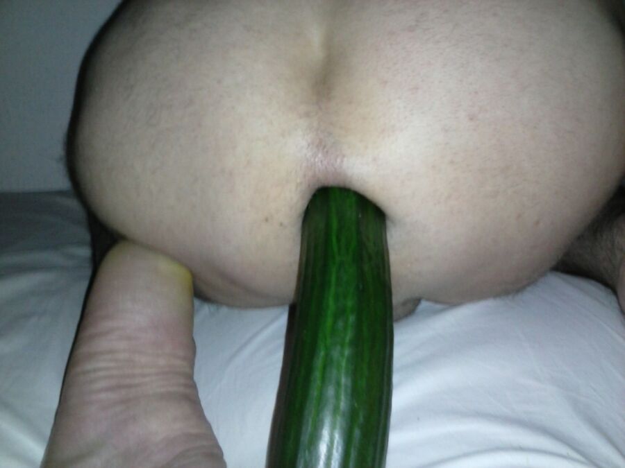 Cucumber Deep In Ass 14