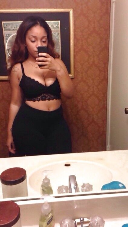 Thick Black Girl Selfie 9 of 21 pics