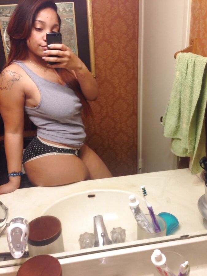 Thick Black Girl Selfie 6 of 21 pics