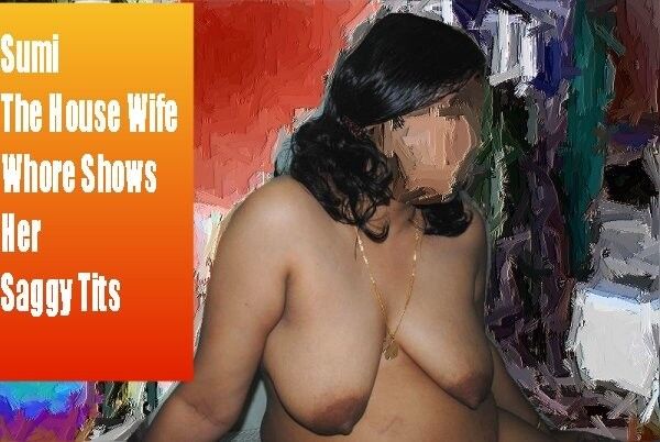 SUMI - THE INDIAN SHAMELESS HOUSEWIFE ACTS A COW & SHOWS SAGGY C 1 of 11 pics