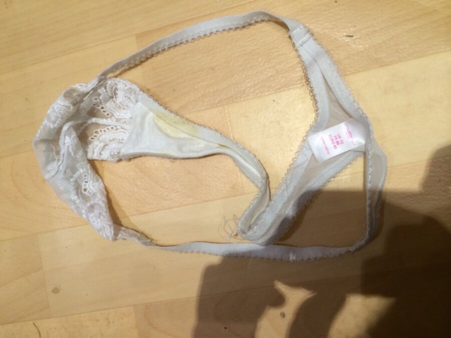 Free porn pics of Dirty knickers the wife has worn on a girls night out 4 of 4 pics