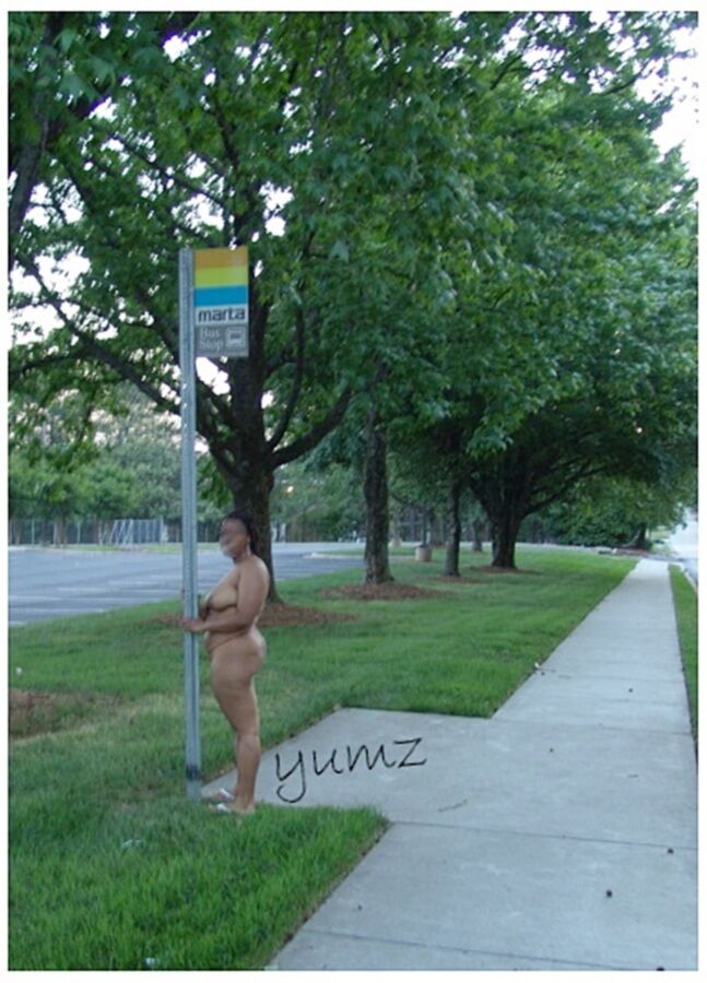 Black Nudist Naked in Atlanta 4 of 5 pics