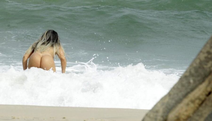 Free porn pics of Renata Frisson nude at the beach 11 of 28 pics
