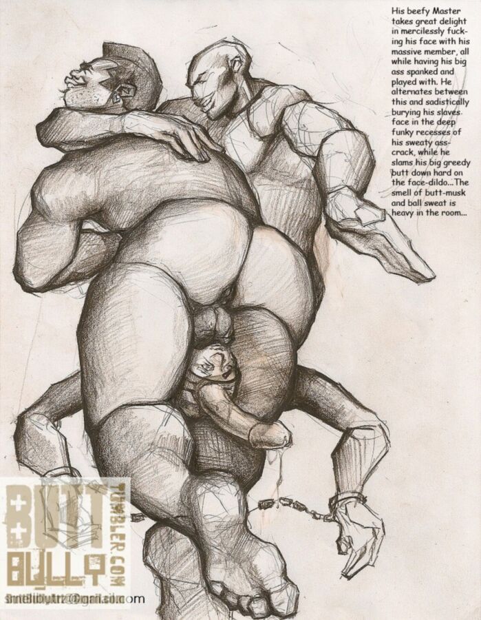 Free porn pics of Buttdom Gay Facesitting Art 23 of 83 pics.