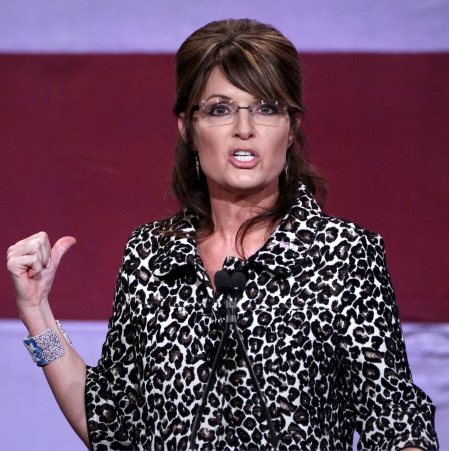Free porn pics of Adore masturbating to conservative Sarah Palin 22 of 44 pics