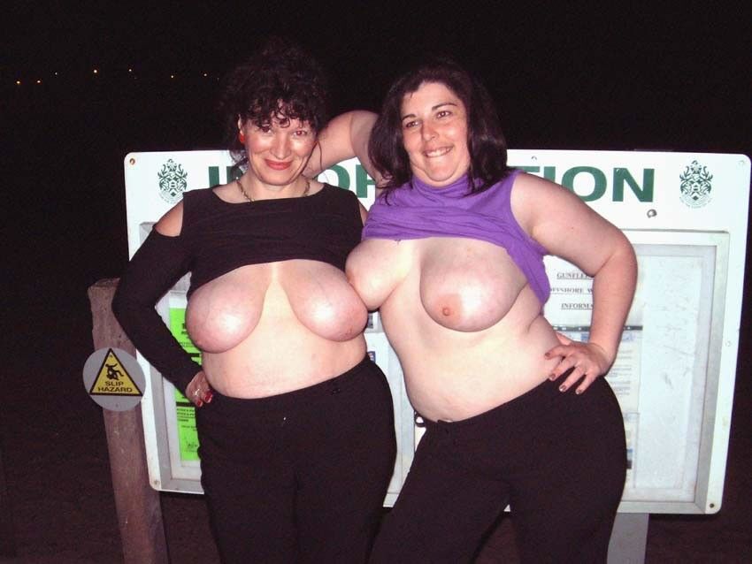 Free porn pics of A Couple of UK MILF Slags Out on the Tiown! 5 of 48 pics