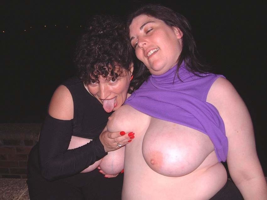 Free porn pics of A Couple of UK MILF Slags Out on the Tiown! 1 of 48 pics