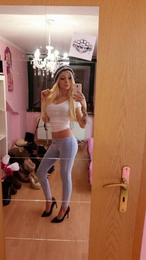 Free porn pics of Pieces of Me | Blonde Bimbo Barbie Bitch III 2 of 11 pics