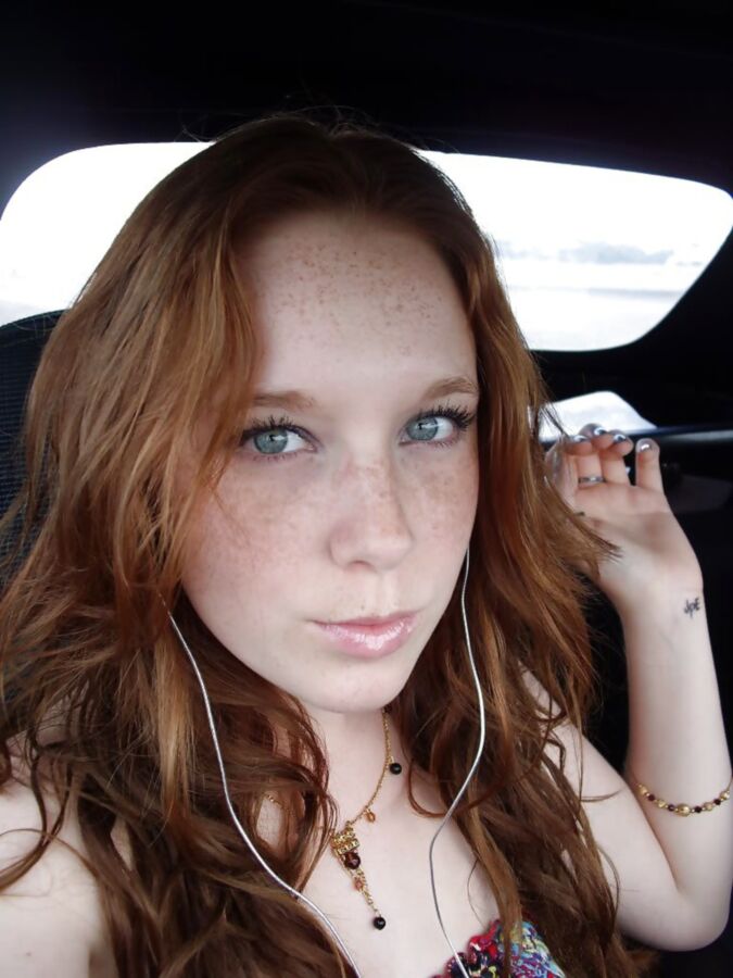 Free porn pics of Cute Redhead Teen with curls 2 of 14 pics