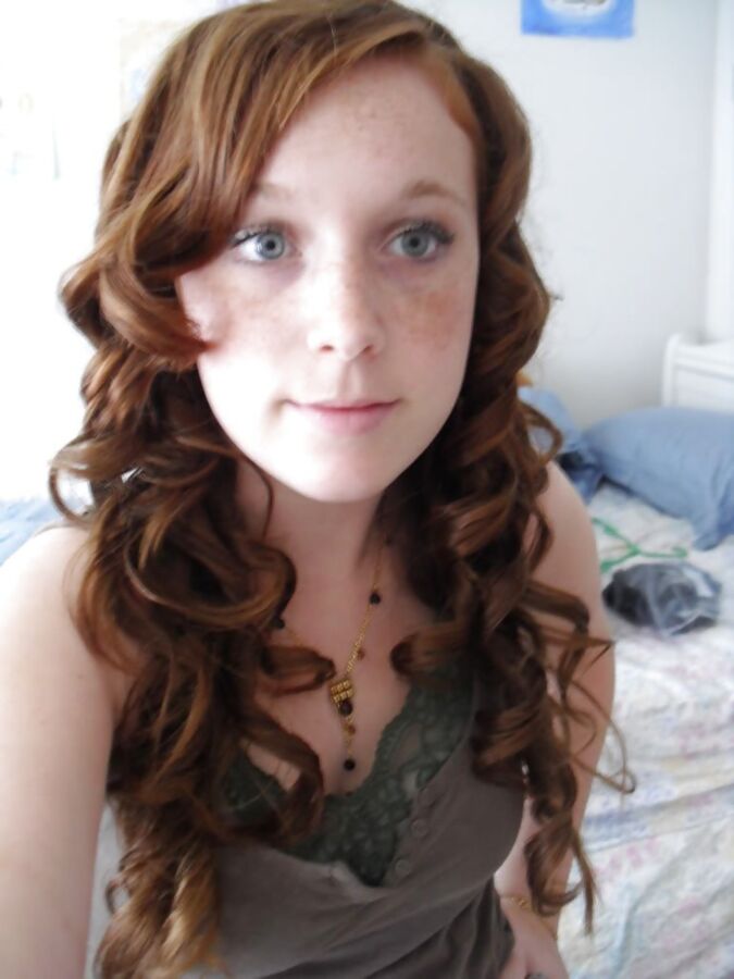 Free porn pics of Cute Redhead Teen with curls 14 of 14 pics