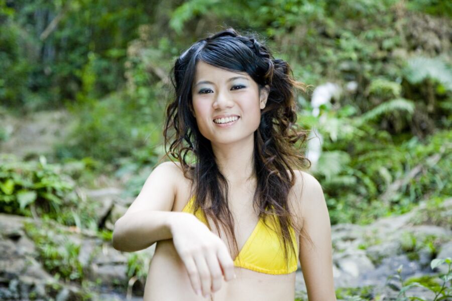 Chinese Beauties - Coie C - Yellow Bikini 2 of 50 pics