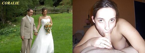Free porn pics of Before and after - brides 3 of 93 pics