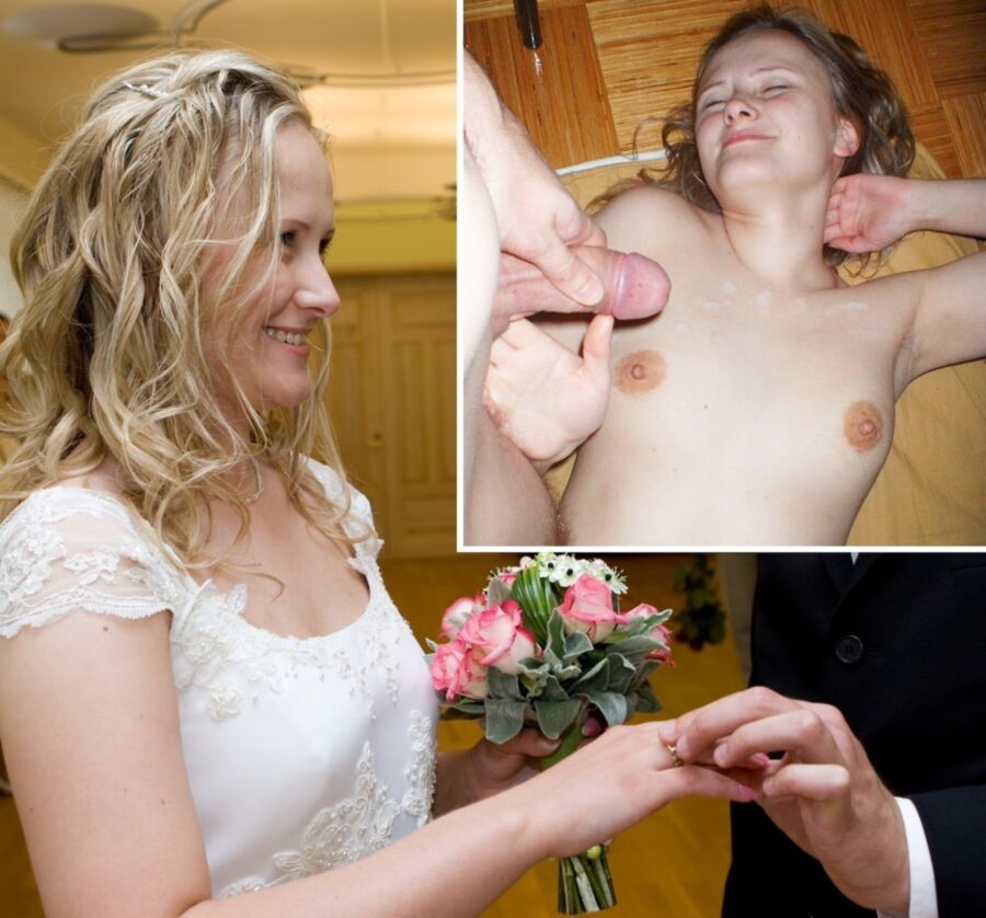 Free porn pics of Before and after - brides 8 of 93 pics