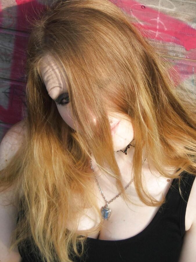 Free porn pics of Sexy Blonde German Gothic Teen 18 of 30 pics