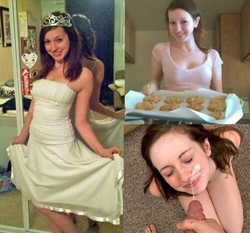 Free porn pics of Before and after - brides 18 of 93 pics