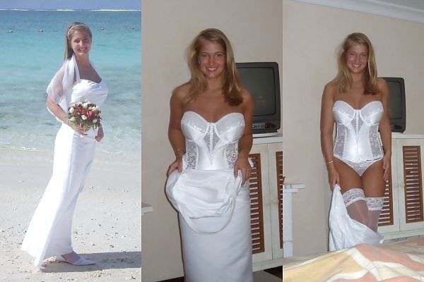 Free porn pics of Before and after - brides 17 of 93 pics