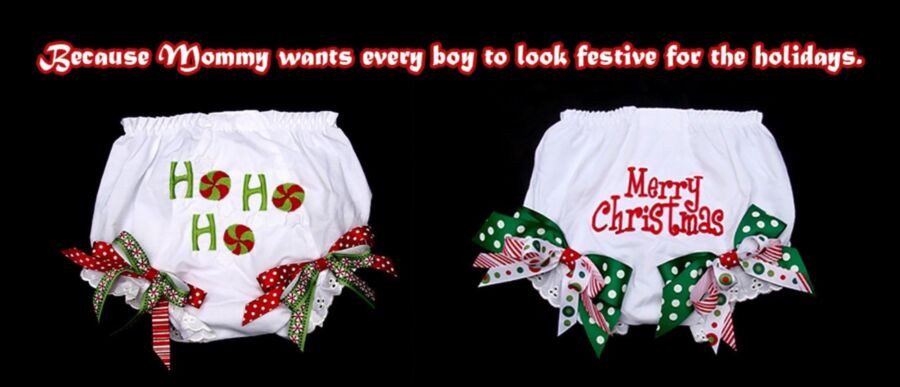 Free porn pics of Christmas in Diapers! (Sissy, Crossdressing, Femdom) 3 of 4 pics
