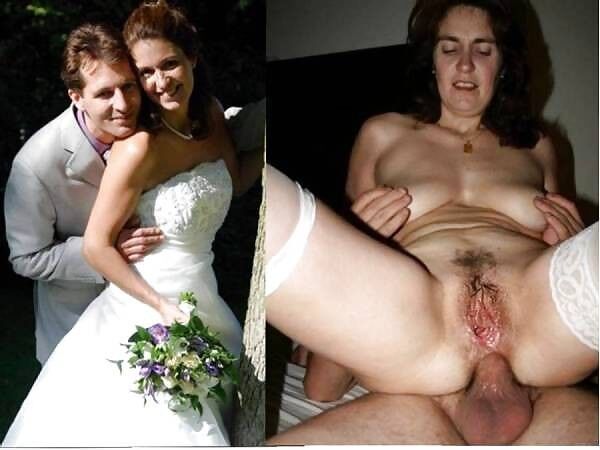 Free porn pics of Before and after - brides 5 of 93 pics