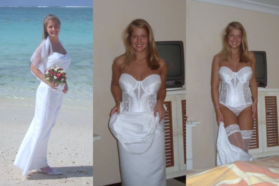 Free porn pics of Before and after - brides 14 of 93 pics