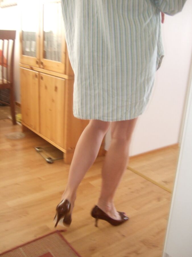 Free porn pics of my wife's legs (high heels) 3 of 8 pics