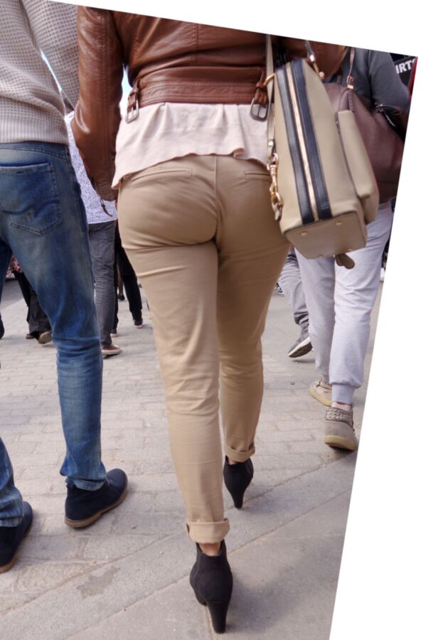 Free porn pics of Candid round ass in brown pants. 004 12 of 20 pics