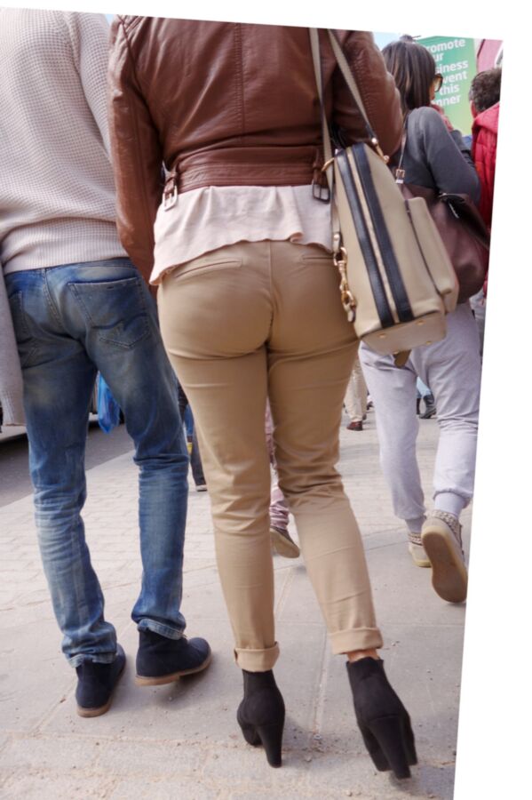 Free porn pics of Candid round ass in brown pants. 004 8 of 20 pics