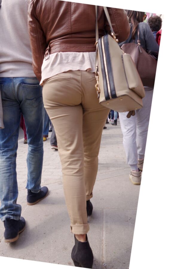 Free porn pics of Candid round ass in brown pants. 004 9 of 20 pics