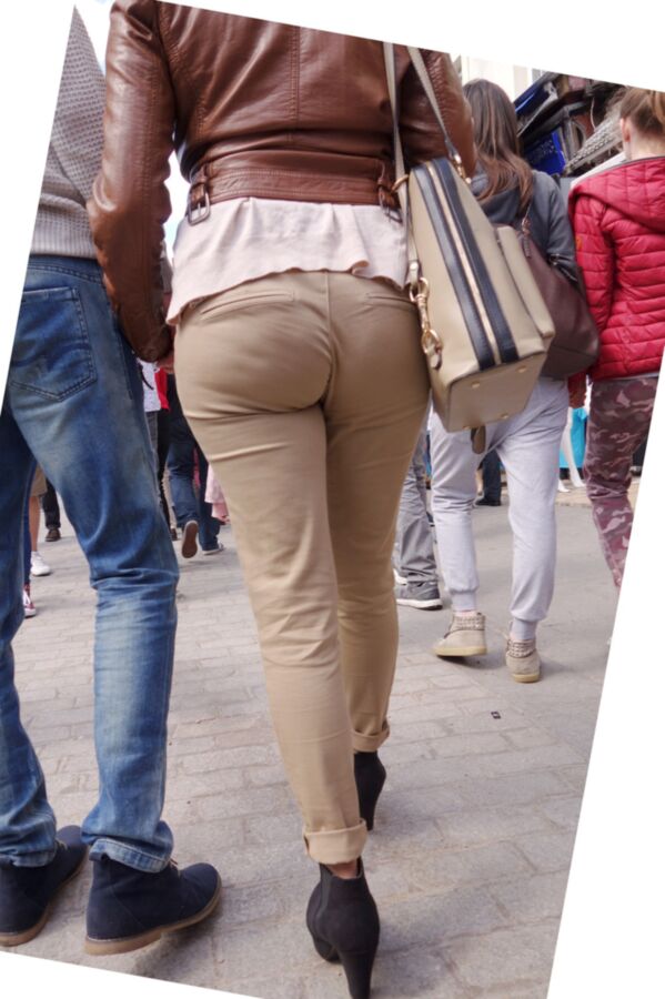 Free porn pics of Candid round ass in brown pants. 004 15 of 20 pics