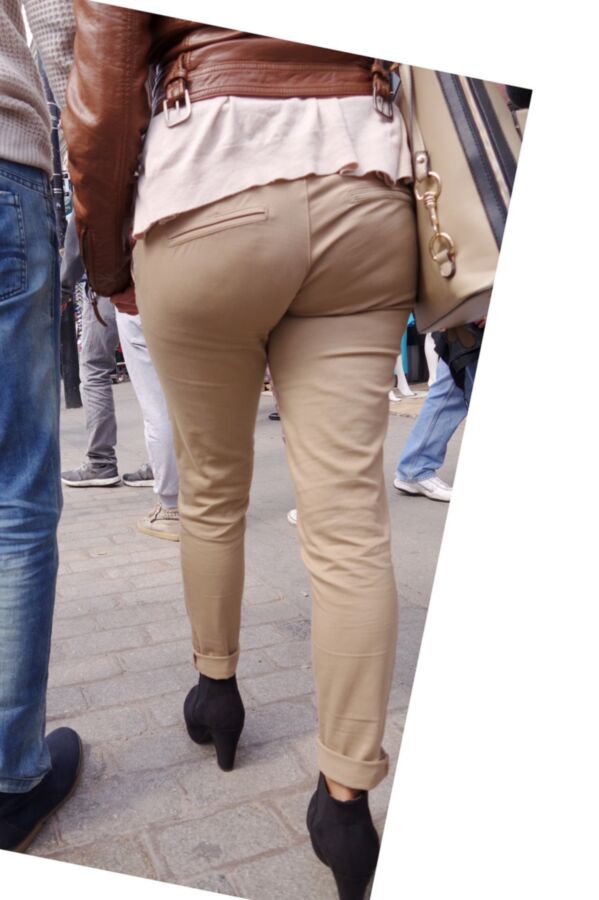 Free porn pics of Candid round ass in brown pants. 004 20 of 20 pics