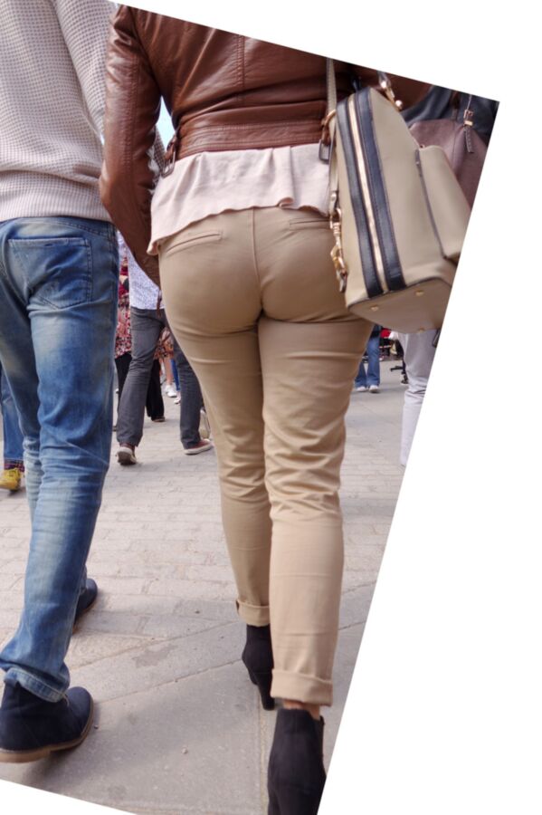 Free porn pics of Candid round ass in brown pants. 004 11 of 20 pics