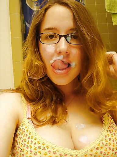 Free porn pics of glasses girls 5 cum in their faces 1 4 of 27 pics