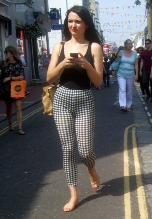 Free porn pics of Candid 28 - Tight Leggings, Great Figure 1 of 15 pics